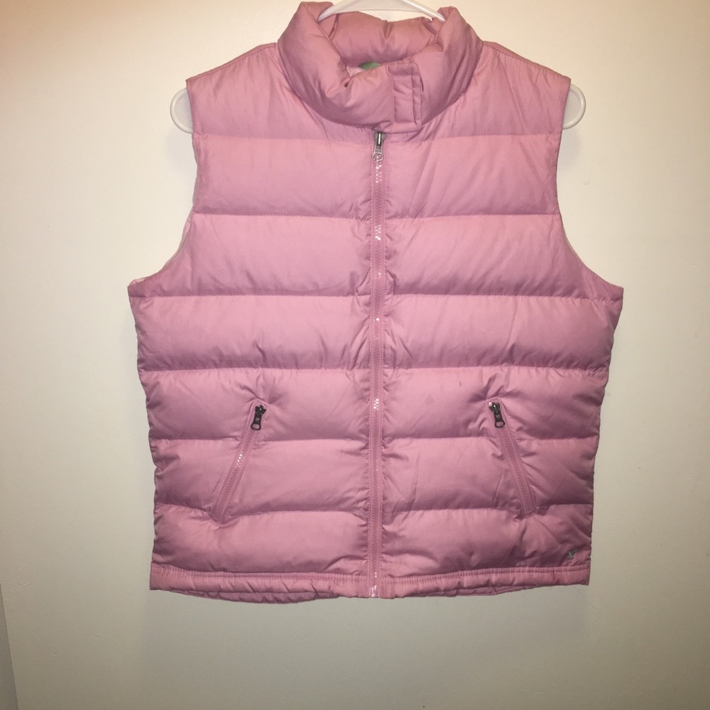 Pink AE Puffer Vest